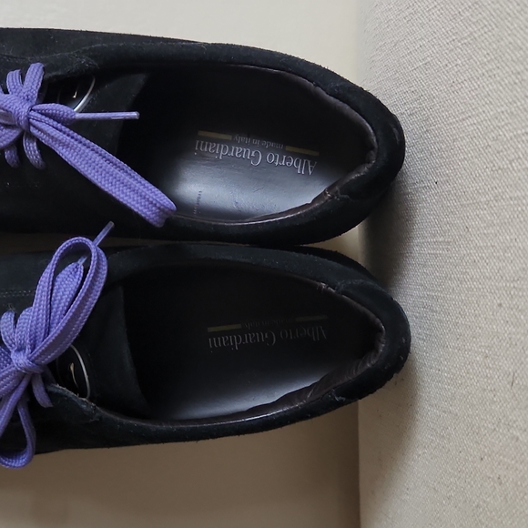 Alberto Guardiani Purple and Black Sneakers - Picture 5 of 6